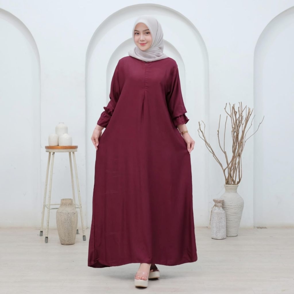GAMIS DRESS JUMBO ORI TWILL RAYON LD 120
