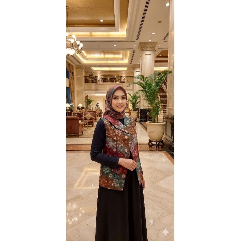 VEST JUMPUTAN ASLI | ROMPI JUMPUTAN ASLI | BATIK KERJA | JUMPUTAN PALEMBANG