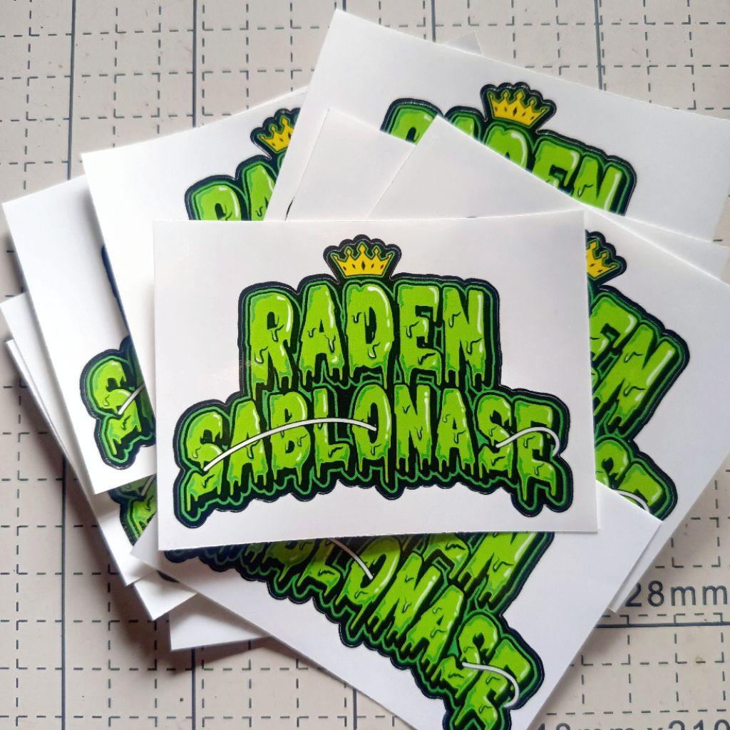 Stiker Cutting Pola A4 Vinyl Glossy Laminasi