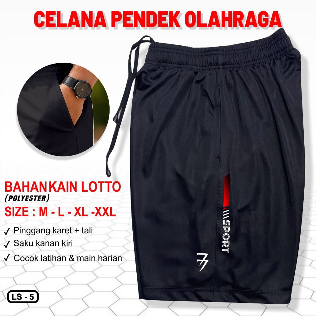 Celana Olahraga Celana Pendek Olahraga Pria Wanita Kolor Olahraga Pendek
