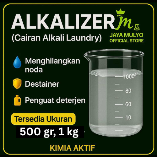 Alkalizer 500 gr / Alkali / Alkalite/ Cairan Alkali Laundry / Penghilang noda laundry