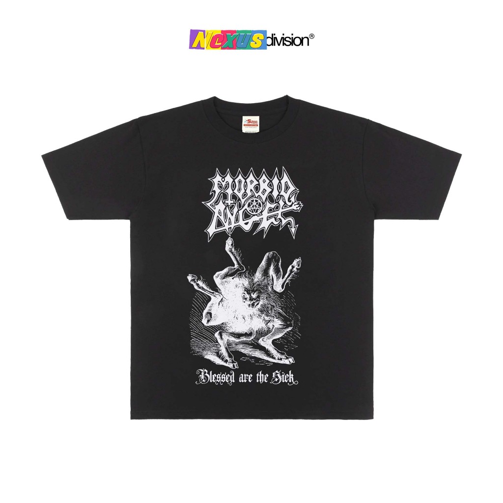 Morbid Angel - Morbid Angel  Tshirt Black - Kaos Band Heavy Weight 16s