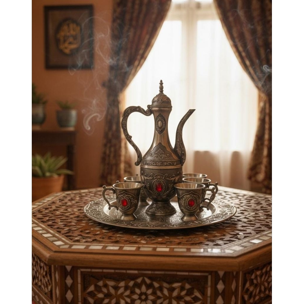 Set Cangkir & Teko Turki