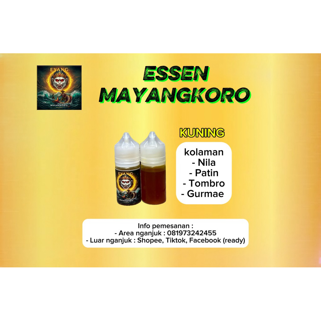 Essen”MAYANGKORO”variasi”KUNING”