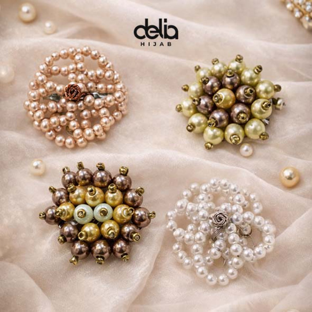 Delia Hijab - Brooch Hijab Premium