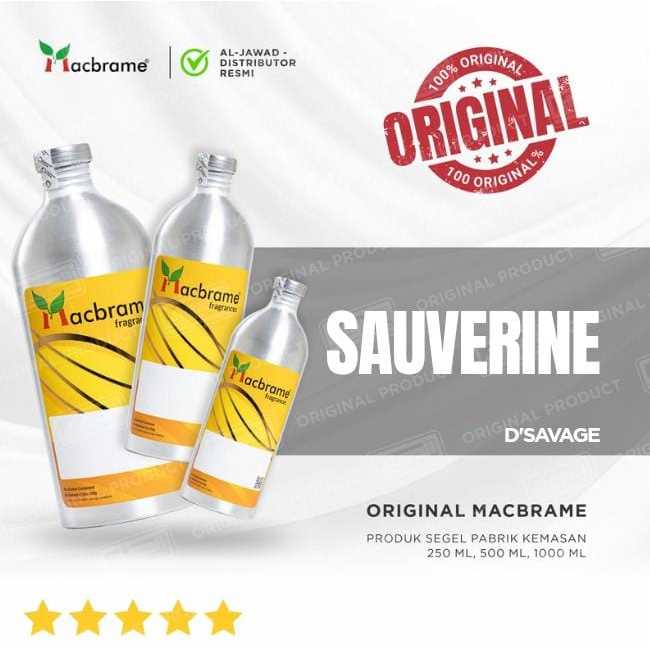 SAUVERINE 1KG / 500 ML / 250 ML PRODUK MACBRAME SEGEL PABRIK / BIBIT PARFUM SAUVERINE