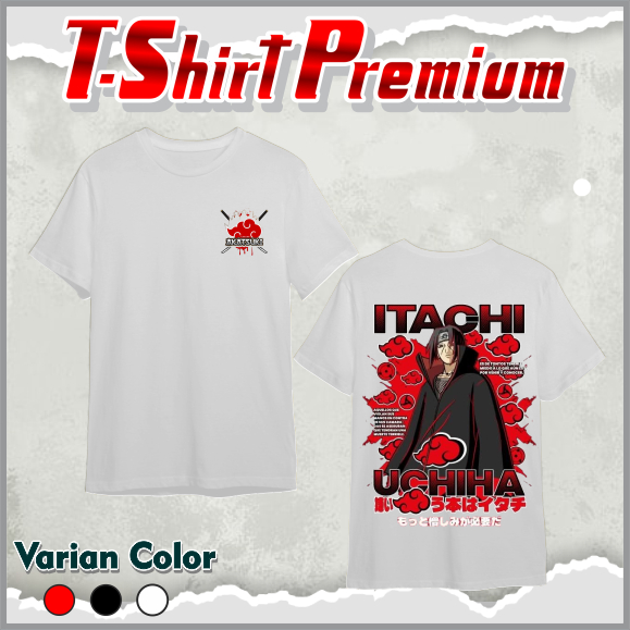 Kaos Akatsuki uchiha itachi T-shirt
