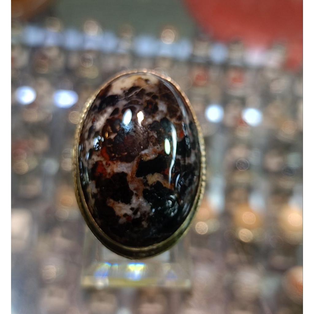 Cincin batu Badar Besi Bima Ntb Jumbo(Natural)