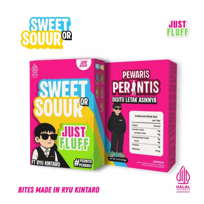 READYY [MARSHMALLOW JUSTFLUFF] PEWARIS OR PERINTIS X RYU KINTARO [RENDAH GULA] [HALAL]