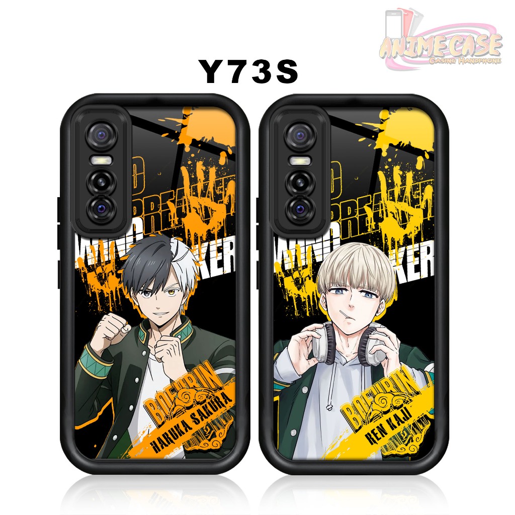 Softcase glossy VIVO Y73S 5G Casing Case Hp Silikon Protek kamera WINDBREAKER