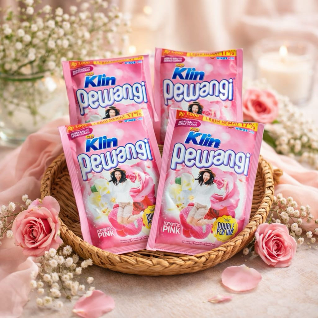 Soklin Pewangi Pakaian Renceng PINK