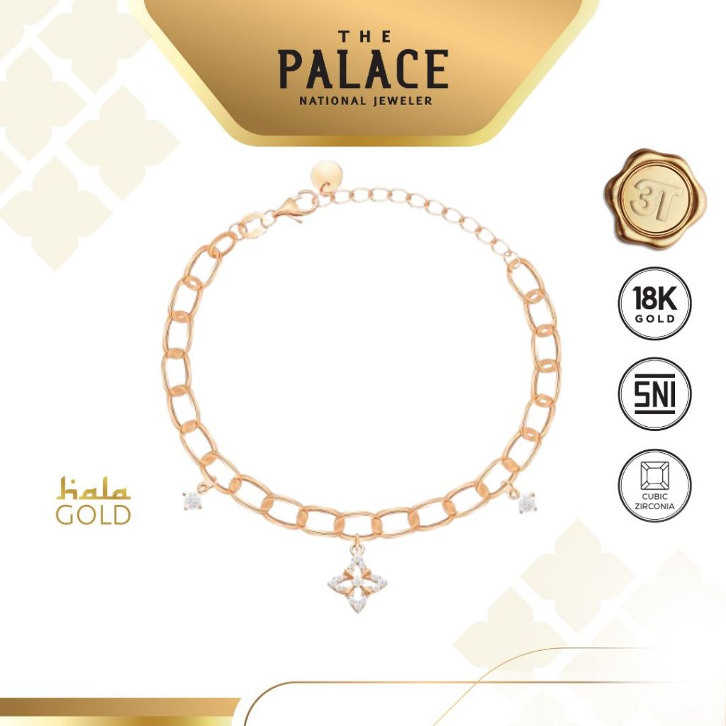 Hala Gold Bracelet Charm Collection/ Gelang wanita