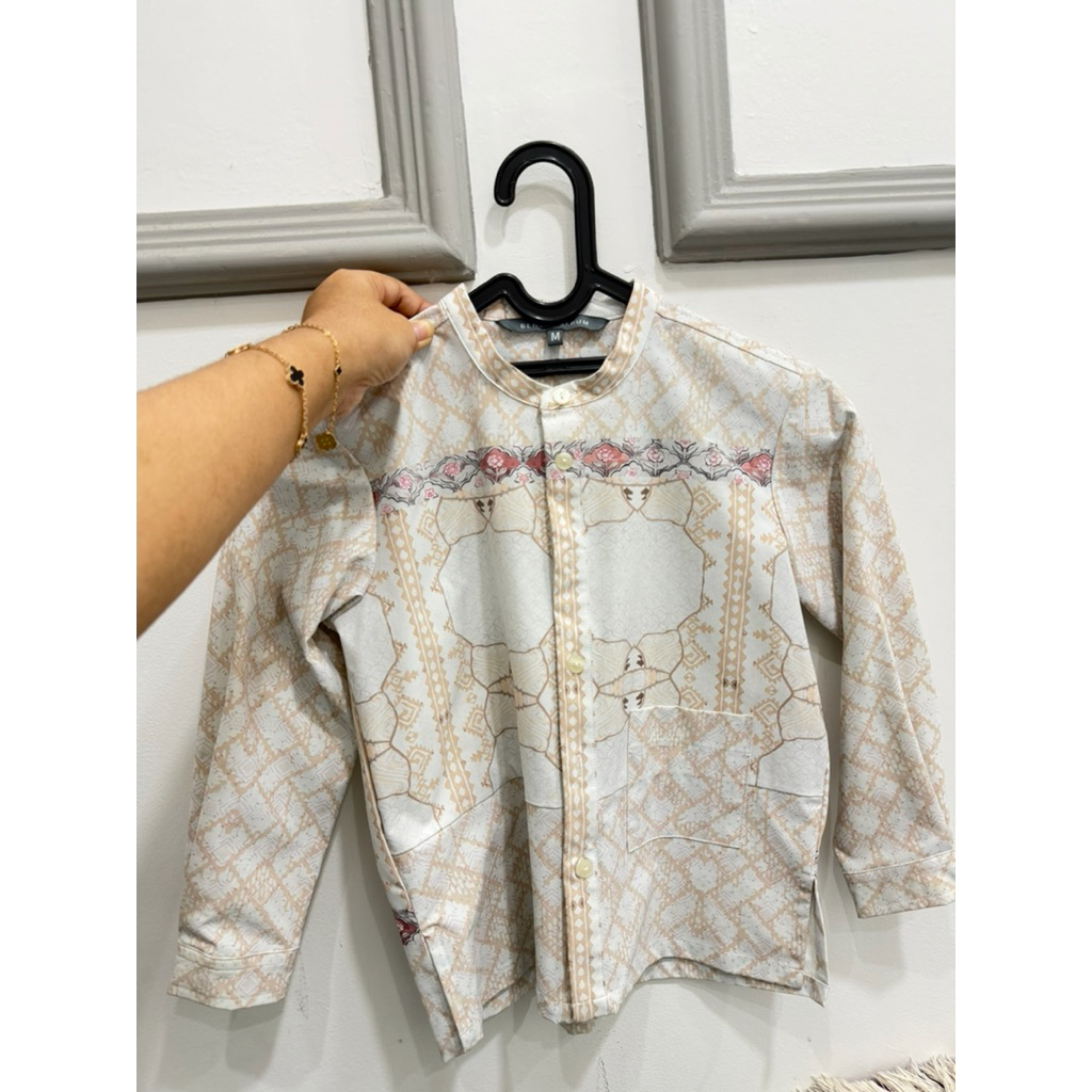 The Festivity Wonders Benang Jarum Exclusive Raya Series koko kids size M dan L preloved