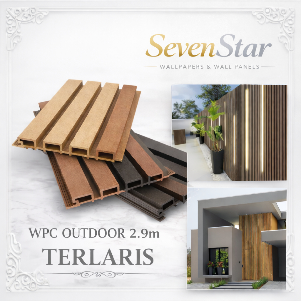 TERMURAH WPC Outdoor | Wood Panel Dinding Outdoor | Wall Cladding | Wallpanel Outdoor