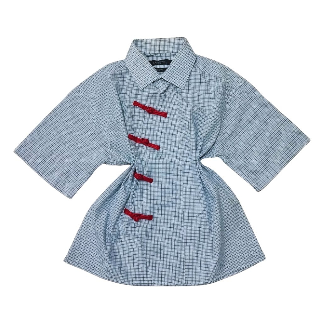 Cheongsam boxy shirt