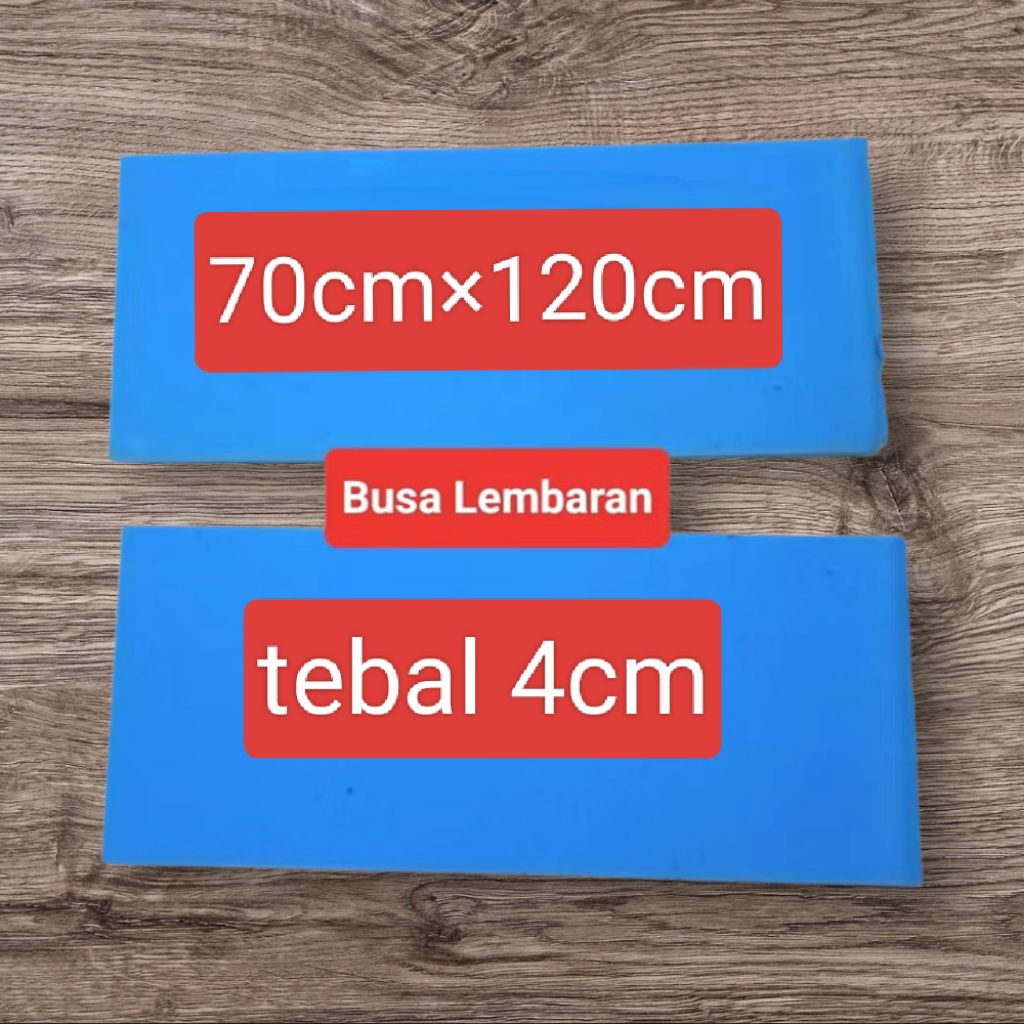 busa spon lembaran biru tebal 4cm anti kempes