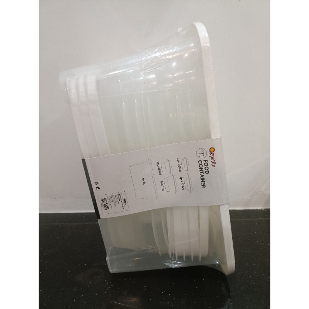 informasi // Food container// set of 11// appetite// bpa free