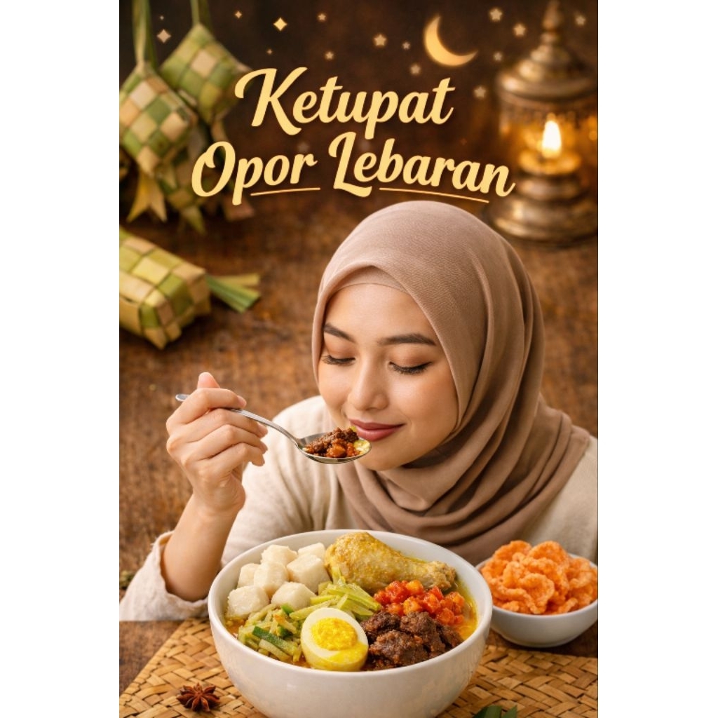 ketupat opor ayam/ketupat lebaran/ketupat opor lebaran
