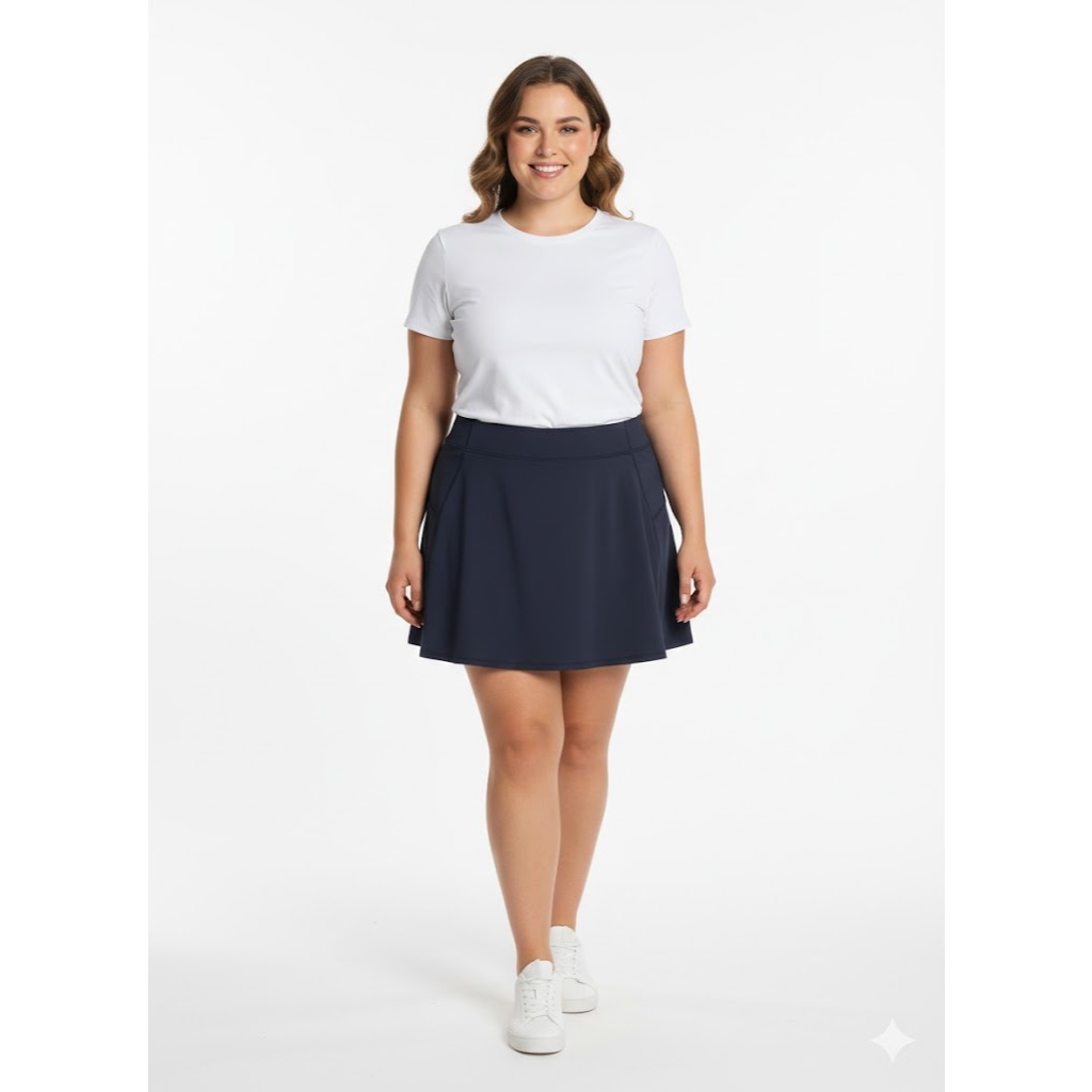 skirt pants sport t by talbots navy celana rok pendek polos branded wanita