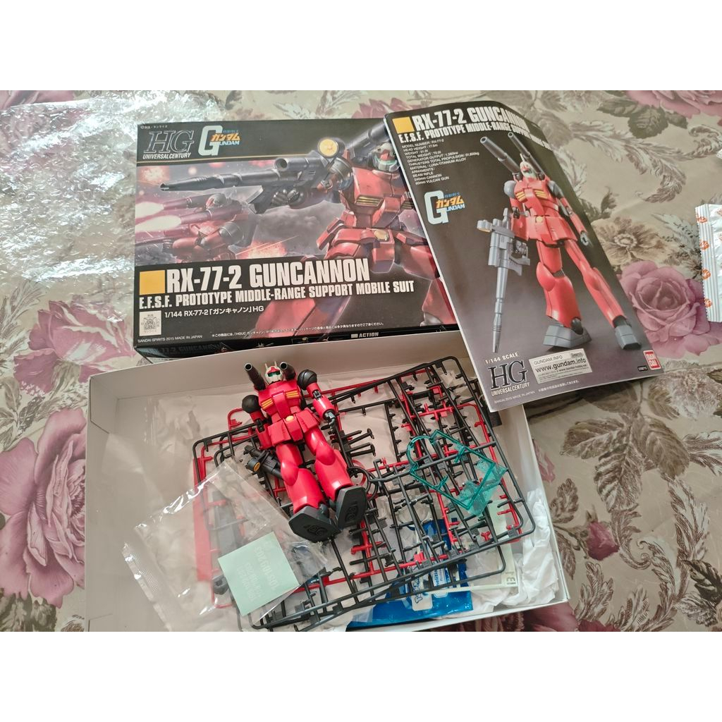HG GunCannon Gundam Sudah Rakit 1/144