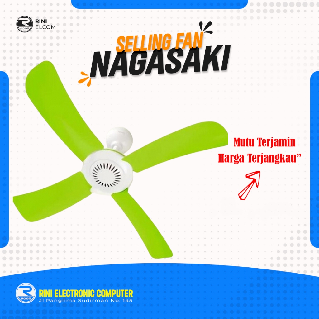 Celling Fan Nagasaki Kipas Angin Gantung Mini