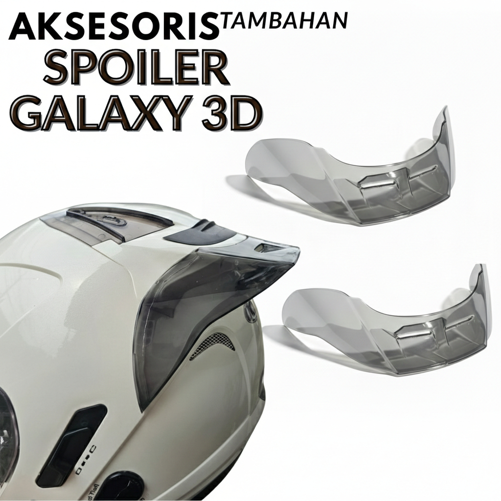 SPOILER 3D POLICARBONAT KYT GALAXY