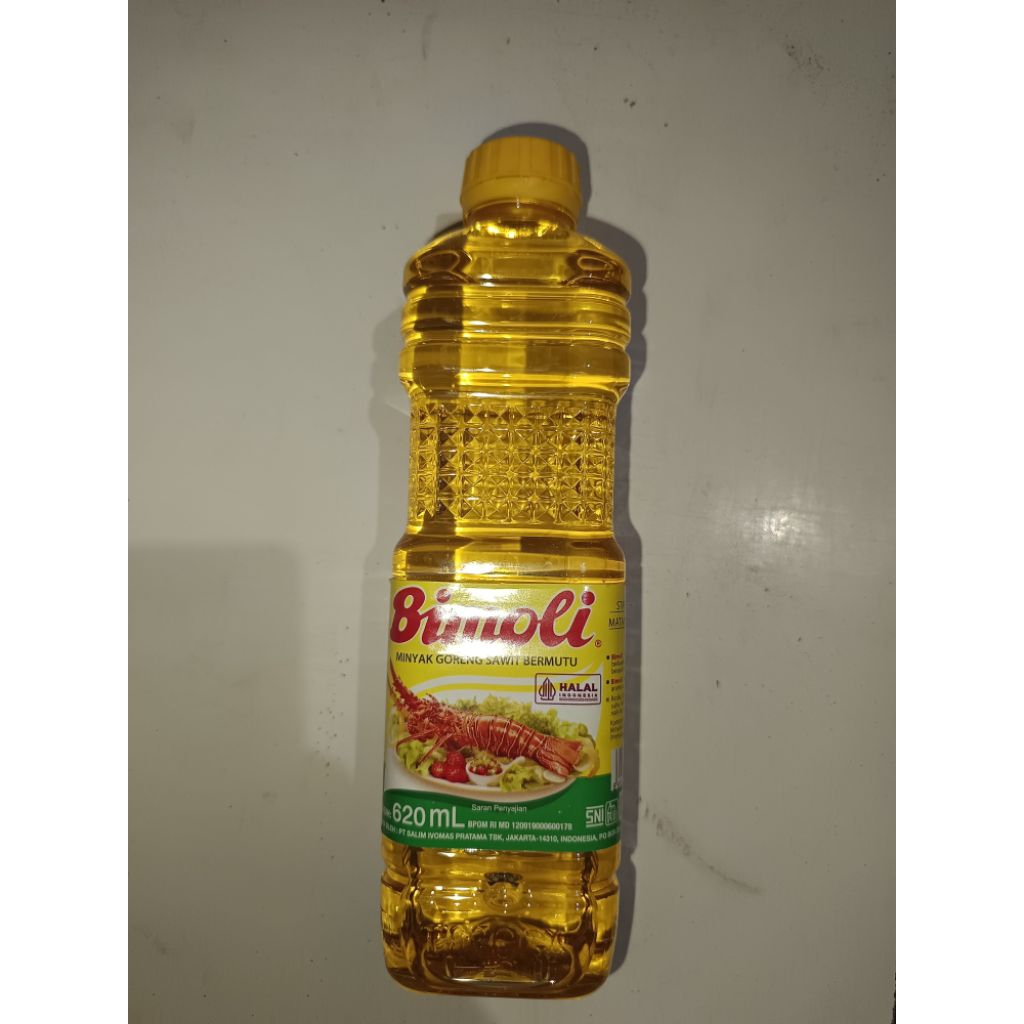 Bimoli Minyak Goreng Bimoli 620ml Praktis Kemasan Botol