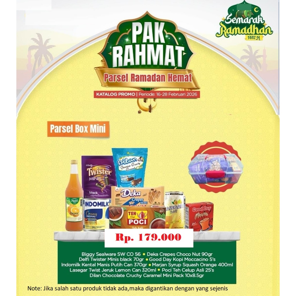 Parsel Lebaran Paket Lebaran Box Mini 9 Item