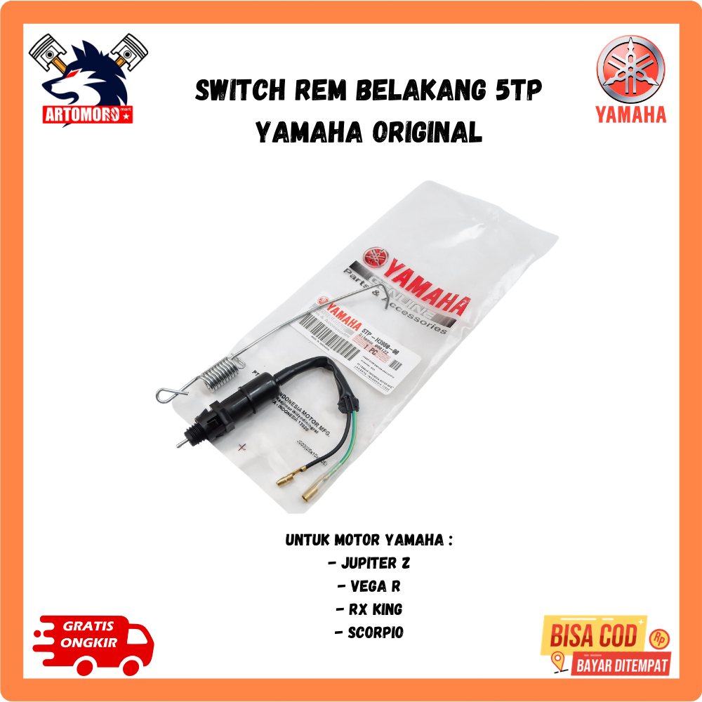 Ori Switch Rem Belakang 5TP Yamaha Jupiter Z , Scorpio , RX King & Vega R Original