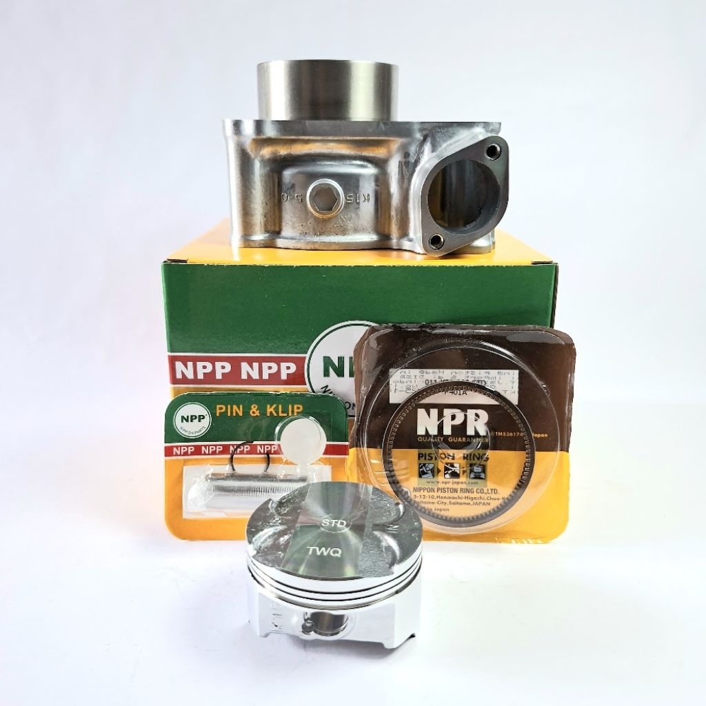 Blok seher komplit + Piston kit CB 150R 2012 / CBR 150R 2014 K15 NPP Cylinder blok assy + seker set 