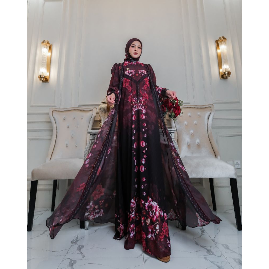 BISA COD (BARRAYA SERIES BY ALYA SYARI ORI PREMIUM GAMIS ALYA TERBARU