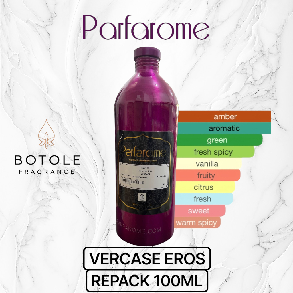 BIBIT PARFUME VERCASE EROS BY PARFAROME PREMIUM REPACK 100ML