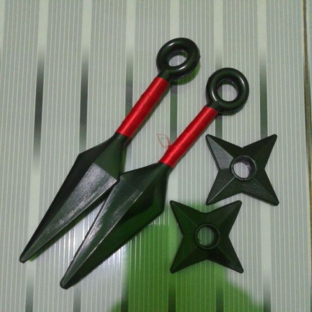 Kunai Mainan Peralatan Ninja 1Set