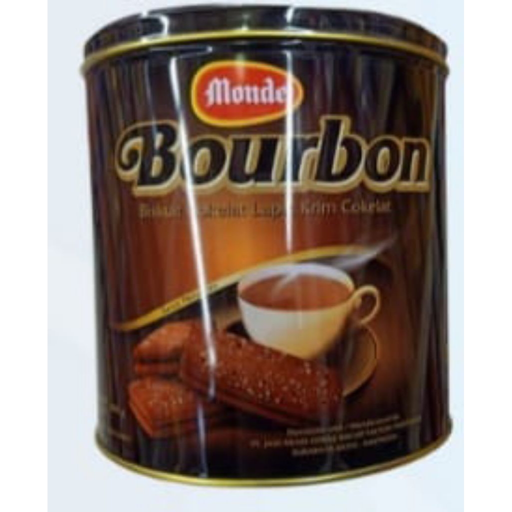 MONDE BOURBON KALENG BISKUIT COOKIES RASA COKLAT KALENG  800GR