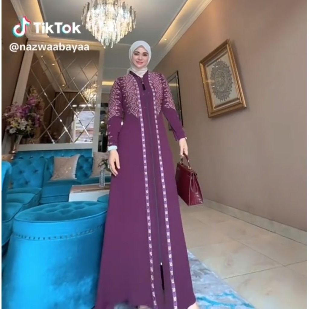 NEW MAXY DRESS NAZWA GAMIS LANGSING  ORIGINAL 100%