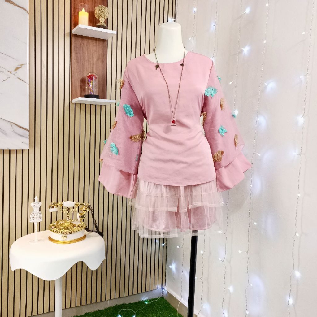 Bohemian Pink Blouse | Boho Chic Ethnic Style