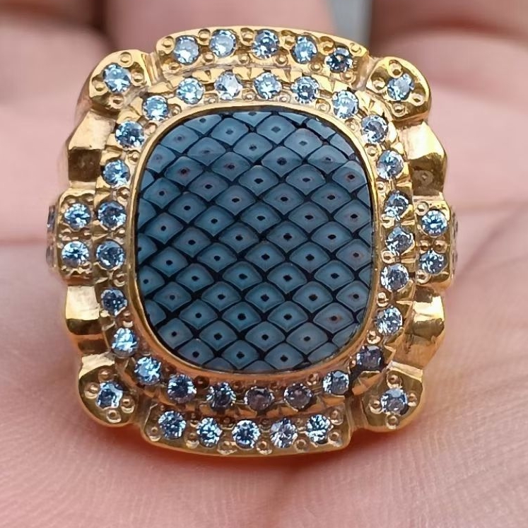 natural jipen hitam memo lab ring perak