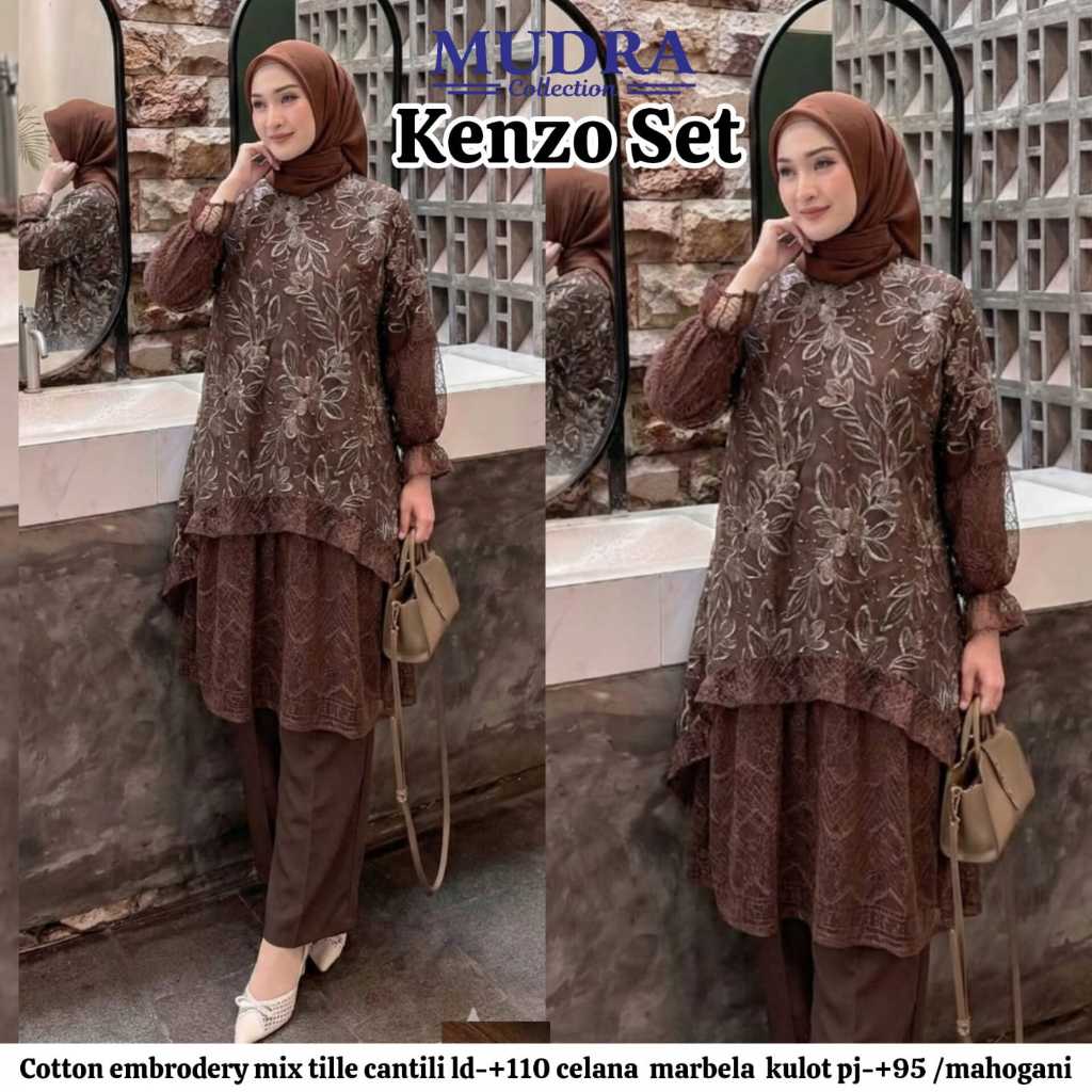 Gamis Mudra Collection / Gamis Terbaru / Gamis Wanita / Gamis Premium / Kenzo / Mudra Hijab