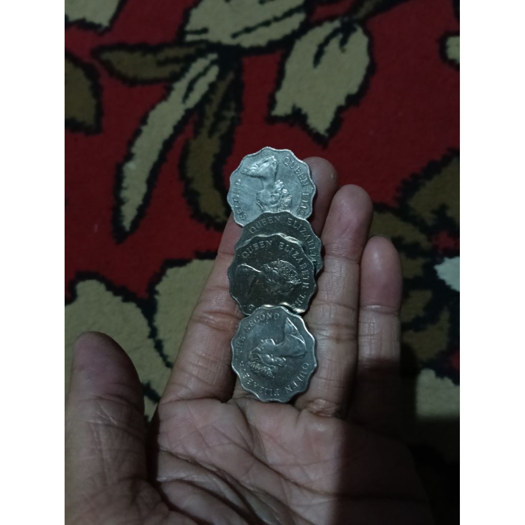 Koin Lawas LN Hongkong 2 Dollar Tahun Random