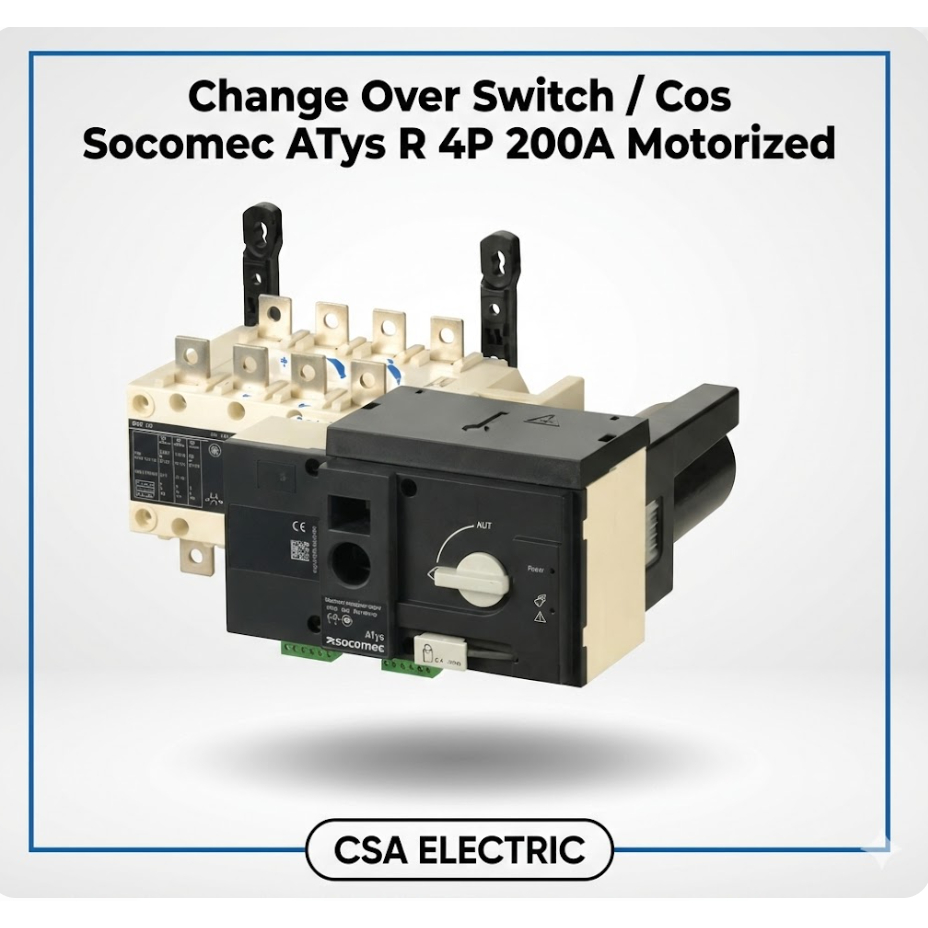 SOCOMEC ATyS r 200A 4 Pole Motorized Automatic Transfer Switch (ATS) Original