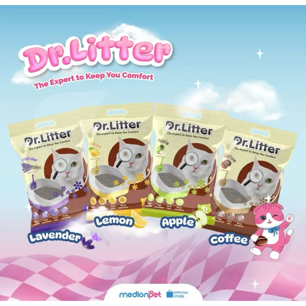 Pasir Kucing Dr. Litter 5 Liter