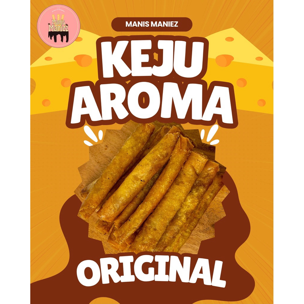 *TERMURAH* CHEESE STICK 18pcs ( KEJU AROMA )