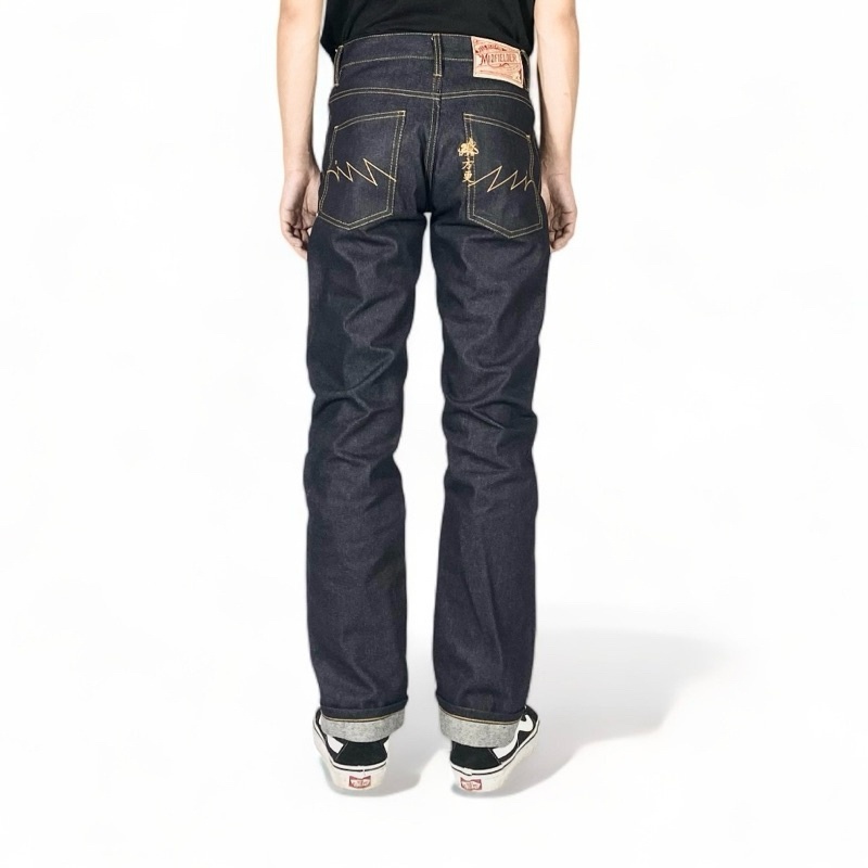 Midfielderdenimshop - jeans 16oz gold raw denim version monstaa