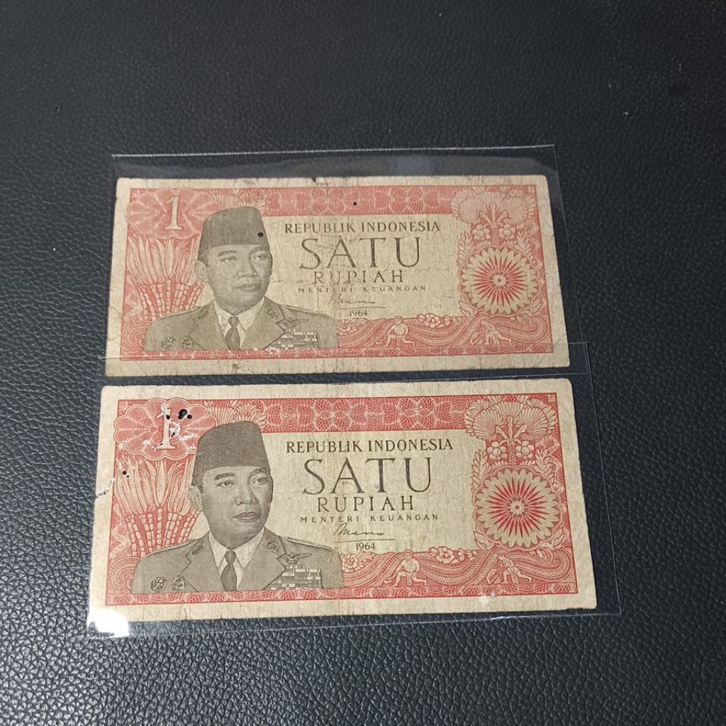 Uang kuno 1rupiah seri sukarno tahun 1960
