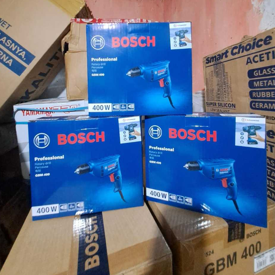 1BOX(5PCS) BOSCH Mesin Bor Listrik 10mm GBM 400 Original BOSCH Mesin Bor Drill