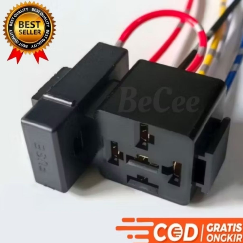Soket Relay 4 Kaki + Soket Sikring | Soket RelayGandeng + Soket Sikring