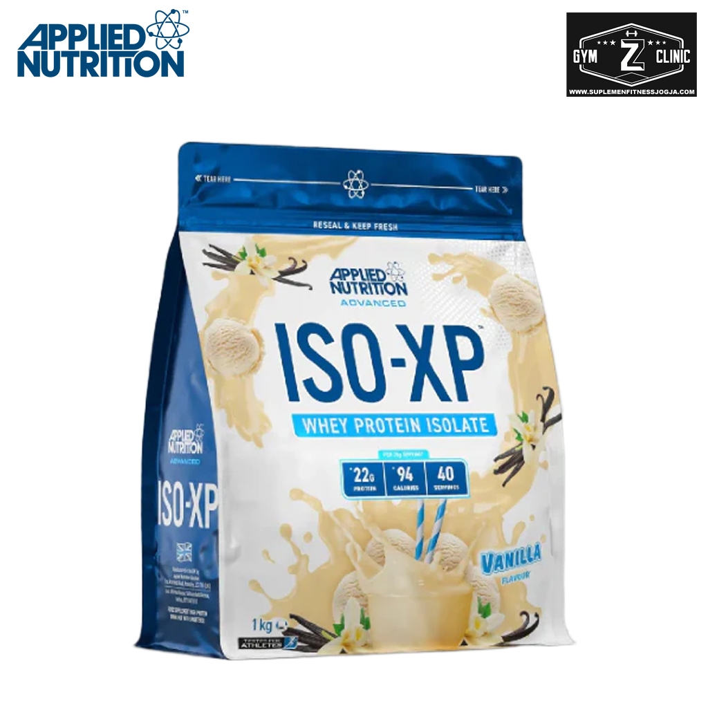 APPLIED NUTRITION ISO-XP Whey Protein Isolate 1kg 40 Serving Rendah Karbo Rendah Lemak
