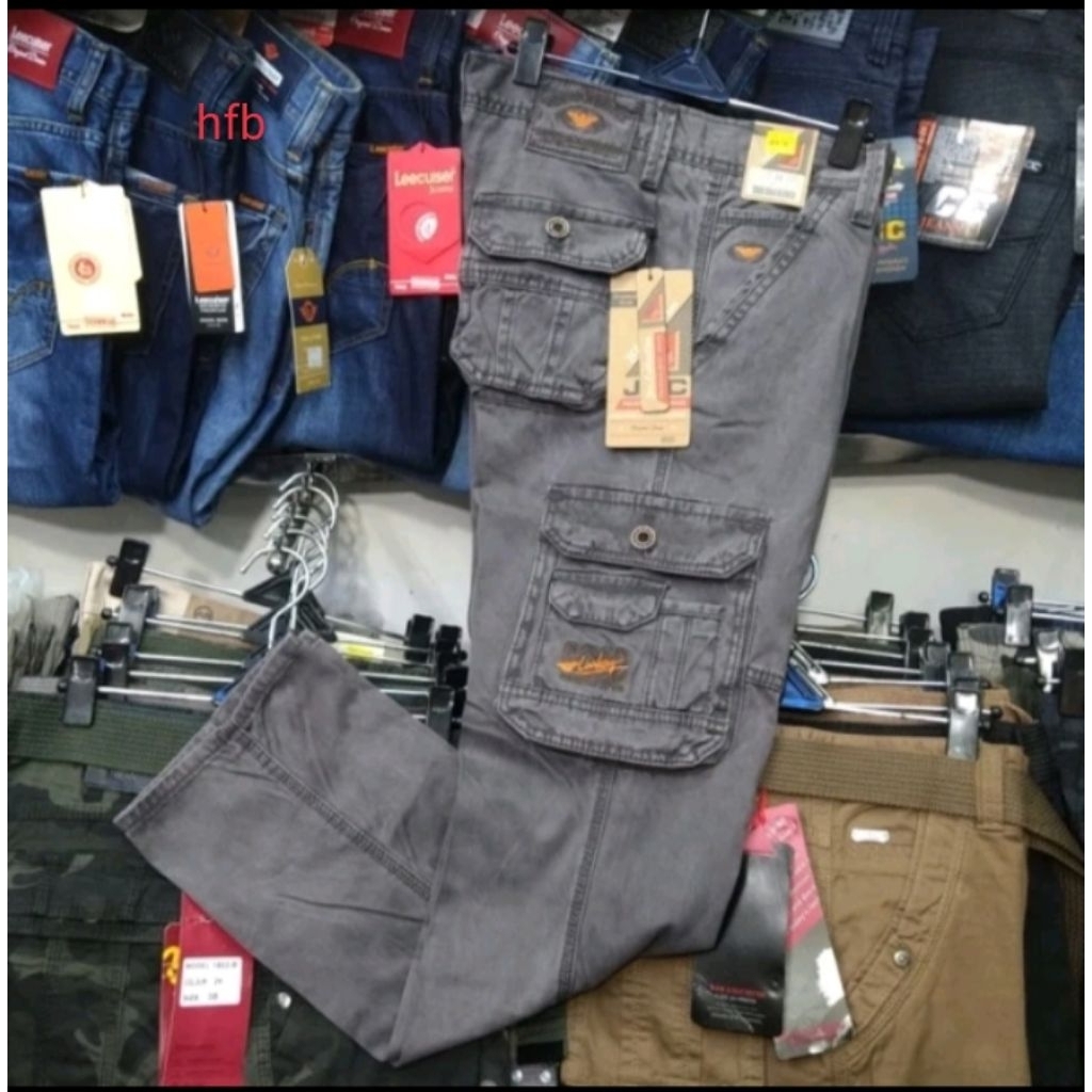 Cargo Panjang JCC Celana Cargo Panjang JCC Kanvas Tebal dan Halus Model Trendy Nyaman