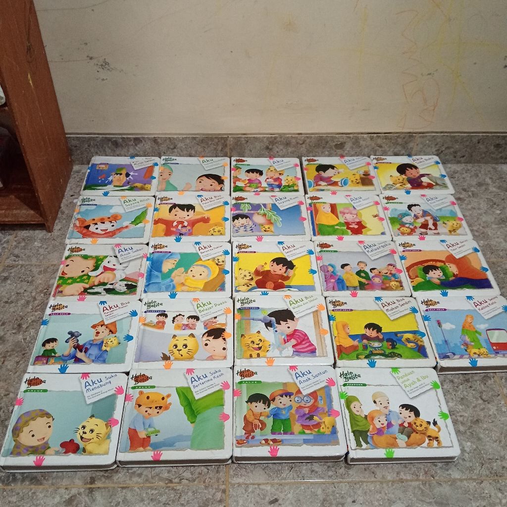 Buku Halo Balita Mandira Preloved/Bekas 1 set