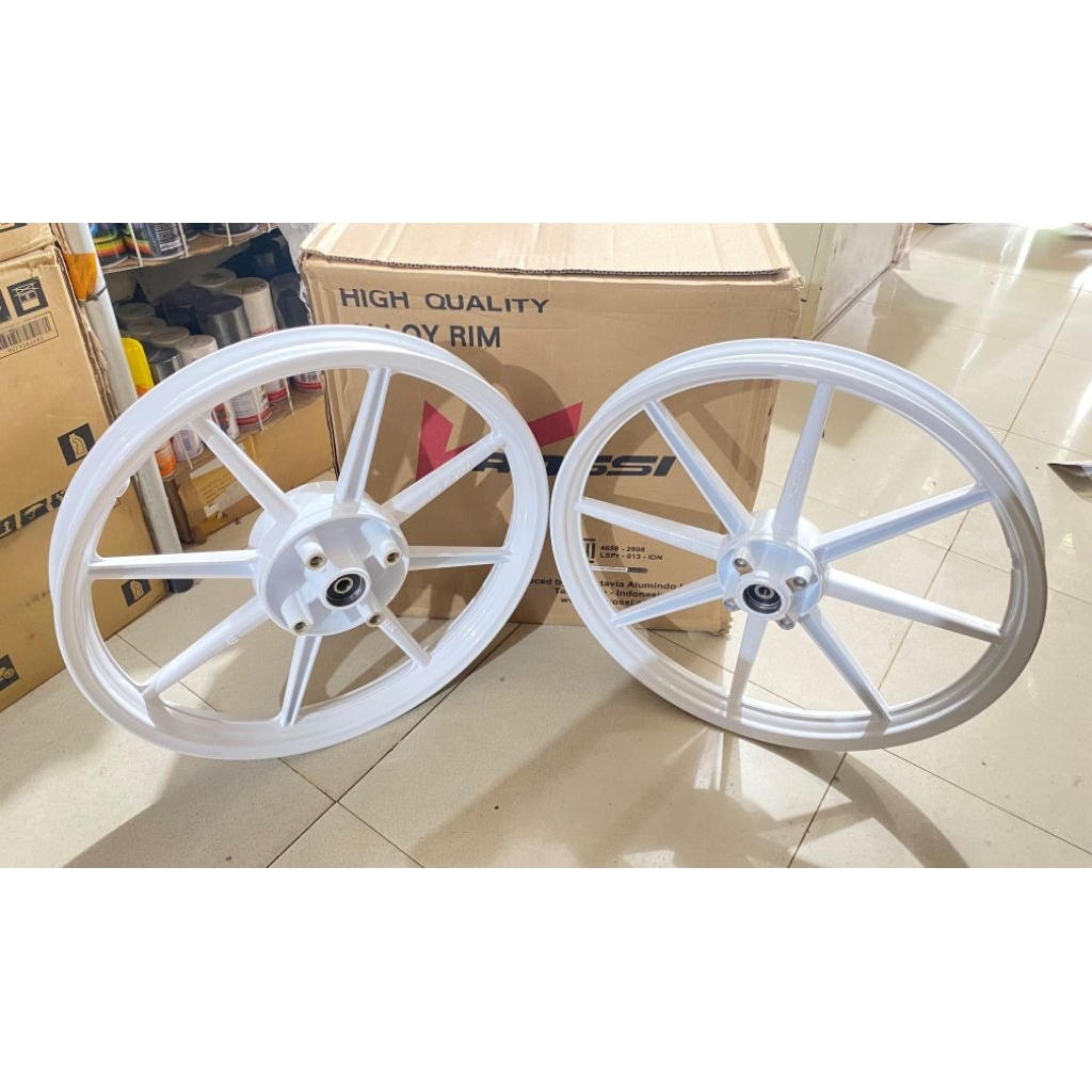 MX NEW VELG BINTANG PALANG 8 PUTIH V ROSSI